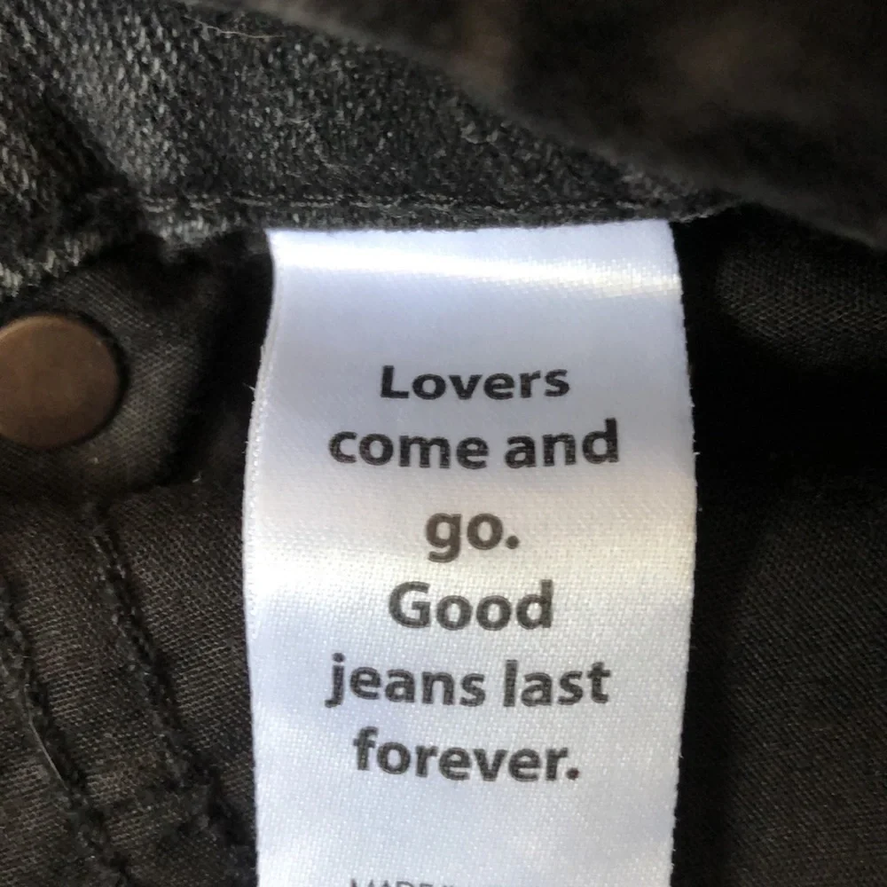 PACSUN Black Distressed Denim Jeans Size 24x27 Mom Jean Cut! - Picture 6 of 6